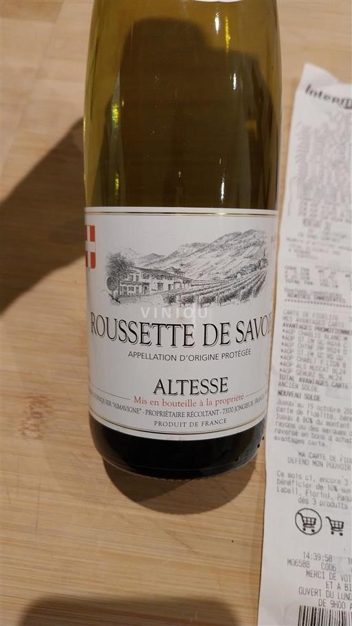 Savoyen und Bugey Roussette de Savoyen Aimavigne Altesse 2021