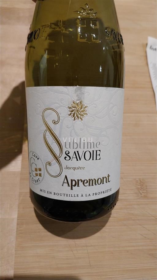 Savoie och Bugey Apremont Cave de Cruet Sublime Savoie 2024