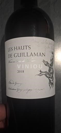 Southwest Côtes de Gascogne Les Hauts de Guillaman 2018