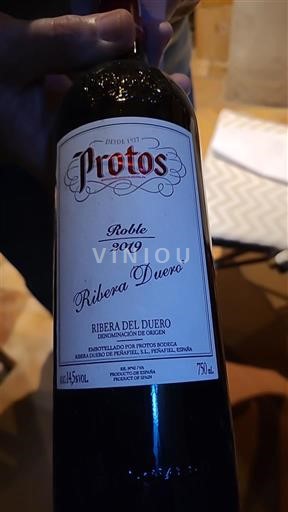 Kastilia ja León Ribera del Duero Protos Roble 2019