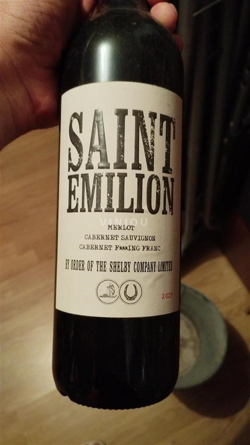 Burdeos Saint-Émilion Domaine Bardet Peaky Blinders 2019