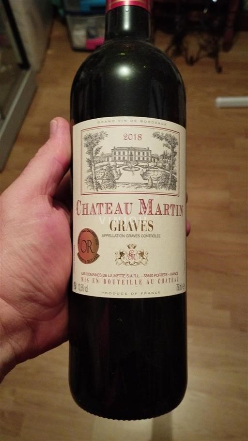 Bordeaux Graves Château Martin 2018