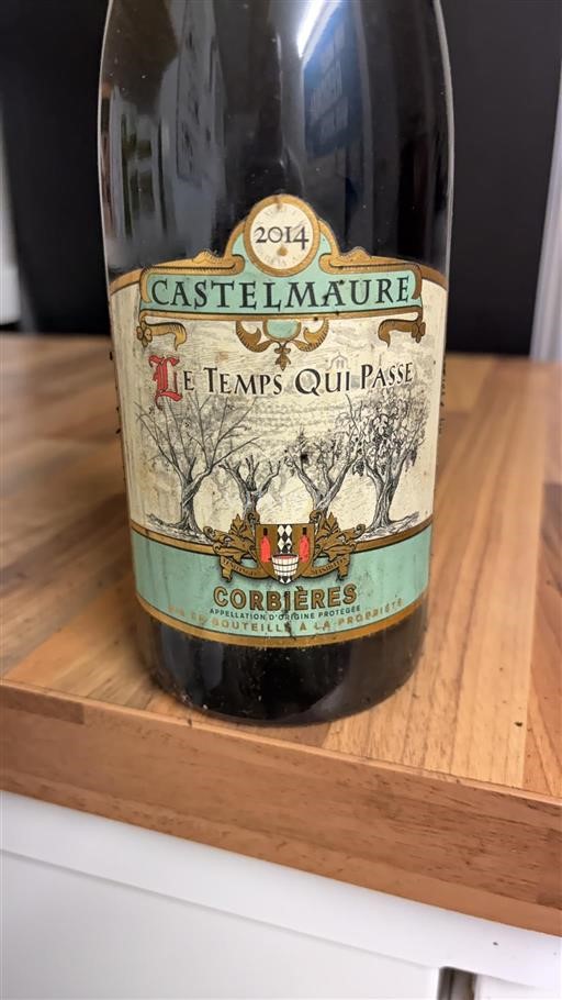 Languedoc Corbières Castelmaure Le Temps Qui Passe 2014