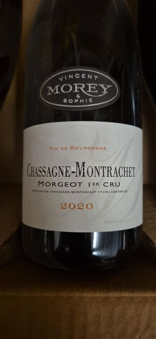 Burgundi Chassagne-Montrachet Premier Cru Vincent Morey & Sophie Morgeot 1er Cru 2020