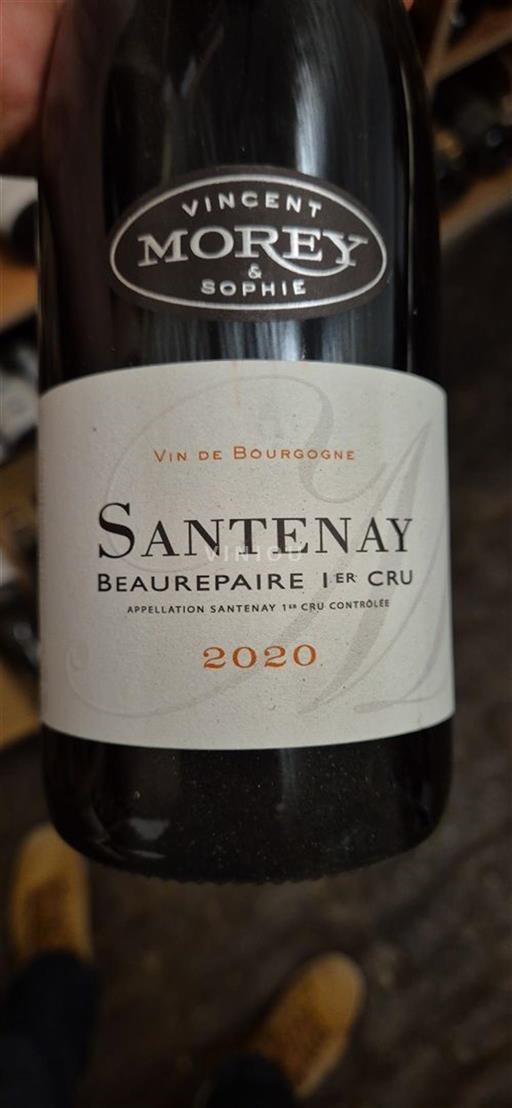 Burgundsko Santenay Premier Cru Vincent Morey & Sophie Beaurepaire 1er Cru 2020