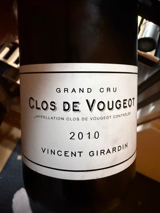 Bourgondië Clos-de-vougeot Grand Cru Vincent Girardin 2010