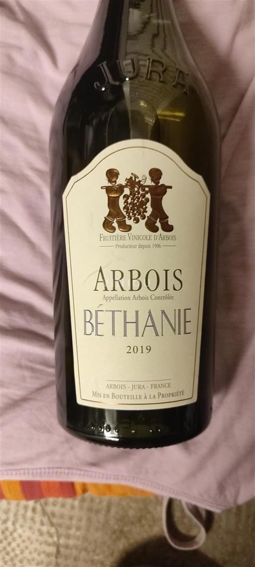 Jura Arbois Fruitière Vinicole Arbois Béthanie 2019