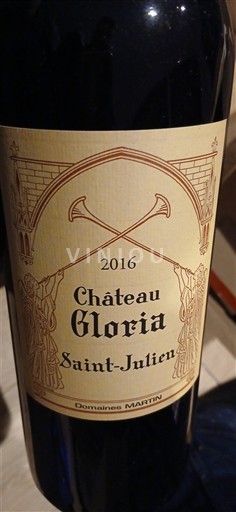 Bordéus Saint-Julien Château Gloria 2016