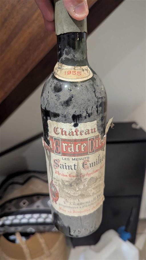 Burdeos Saint-Émilion Grand Cru Château Grate Dieu 1955