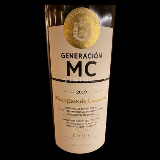 La Rioja Rioja Bodegas Marqués de Cáceres Generacion MC 2019