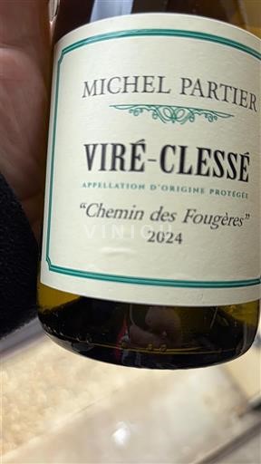 Borgoña Viré-clessé Michel Partier Chemin des Fougères 2024