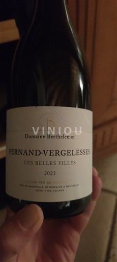 Burgundy Pernand-Vergelesses Grand Cru Domaine Berthelemot Les Belles Filles 2023