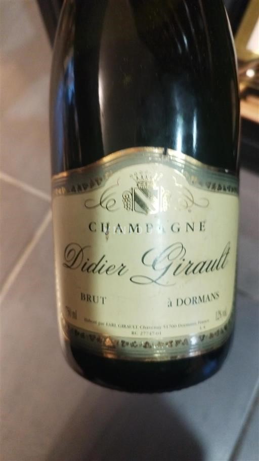 Champagne Didier Girault Brut Icke årgångsbetecknad