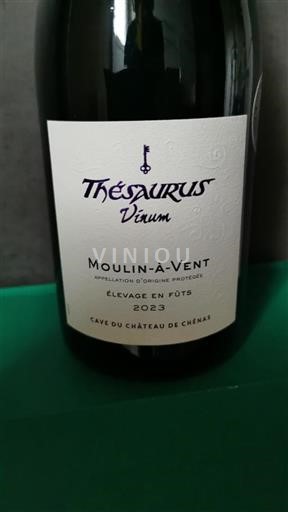 Beaujolais Moulin-à-vent Château Chénas thésaurus vinum 2023