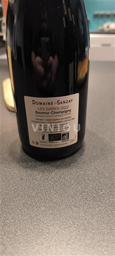 Loiren laakso Saumur-champigny Domaine Sanzay les dares 2022