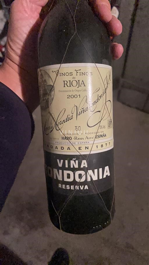 La Rioja Rioja Viña Tondonia Reserva 2001