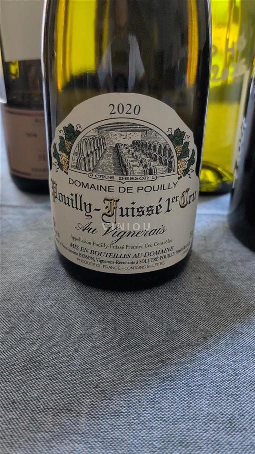 Burgundy Pouilly-Fuissé Premier Cru Domaine Pouilly Au Vignerais 2020