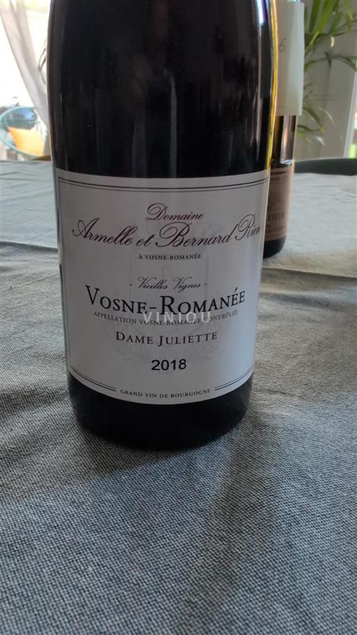 Burgund Vosne-Romanée Domaine Armelle et Bernard Rion Dame Juliette 2018