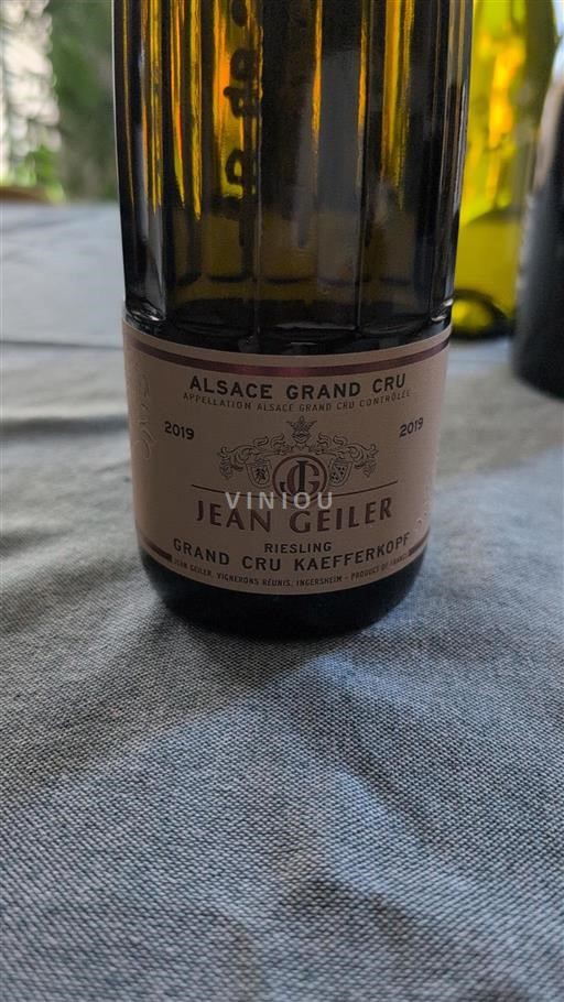 Alsace Alsace Grand Cru Grand Cru Jean Geiler Grand Cru Kaefferkopf 2019