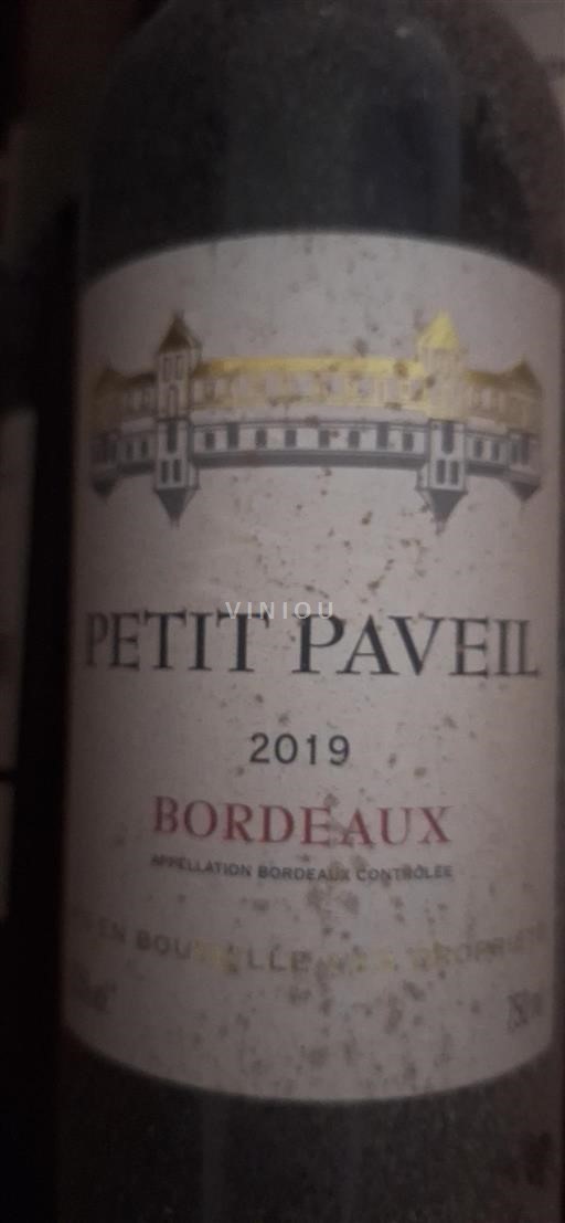 Burdeos Bordeaux Petit Paveil 2019