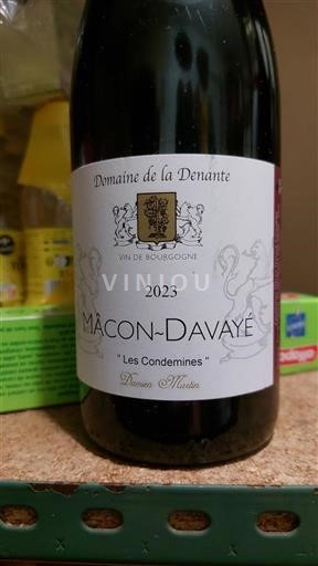 Burgundija Mâcon in Mâcon-villages Domaine La Denante Les Condemines 2023