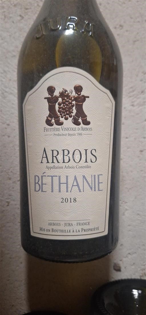 Jura Arbois Fruitière Vinicole Arbois Béthanie 2018