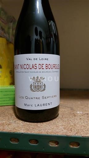 Loire Valley Saint-Nicolas-De-Bourgueil Marc Laurent Les Quatre Septiers Non-Vintage