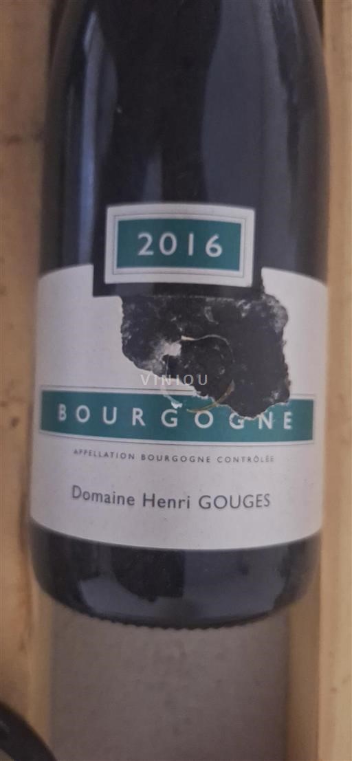 Vin Rouge sec Henri Gouges 2016 France Bourgogne AOC