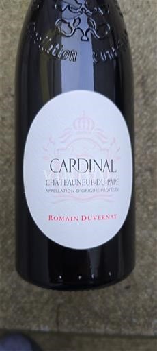 Valle del Ródano Châteauneuf-du-Pape. Romain Duvernay Cardinal Sin añada