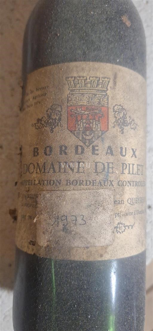 Burdeos Bordeaux Domaine Pilet 1973