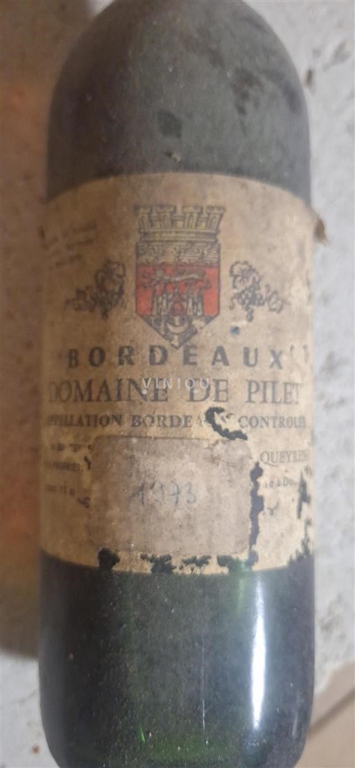 Burdeos Bordeaux Domaine Pilet 1993