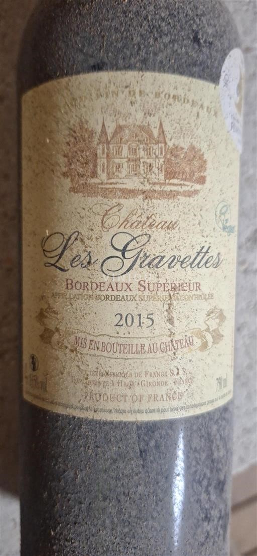 Bordeaux Bordeaux Supérieur Château Les Gravettes 2015