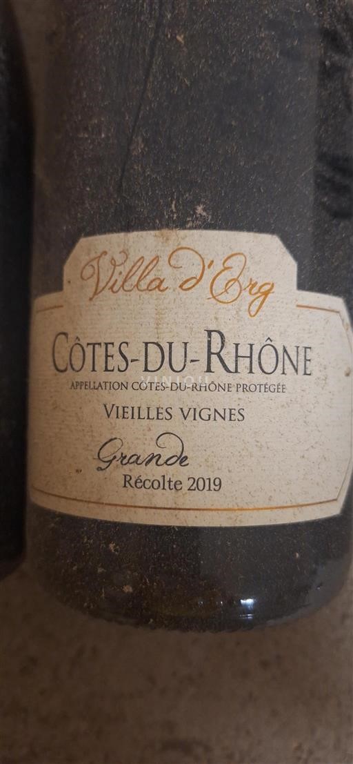 Rhônetal Côtes du Rhône Villa Erg Grande Récolte 2019