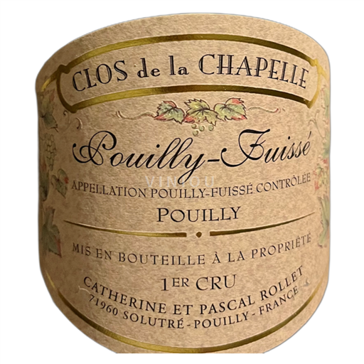 Borgogna Pouilly-fuissé Domaine de la Chapelle Clos de la Chapelle 1er cru 2022