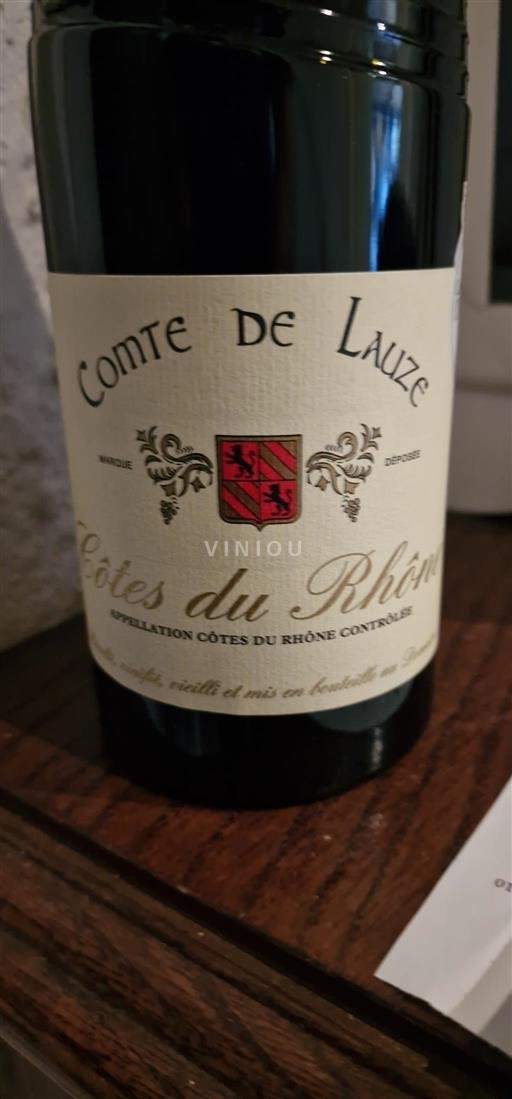 Vallée du Rhône Côtes-du-rhône Comte de Lauze Non Millésimé