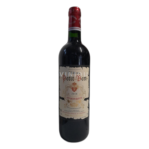 Burdeos Saint-Émilion Gran Cru Château Petit Bert 2016