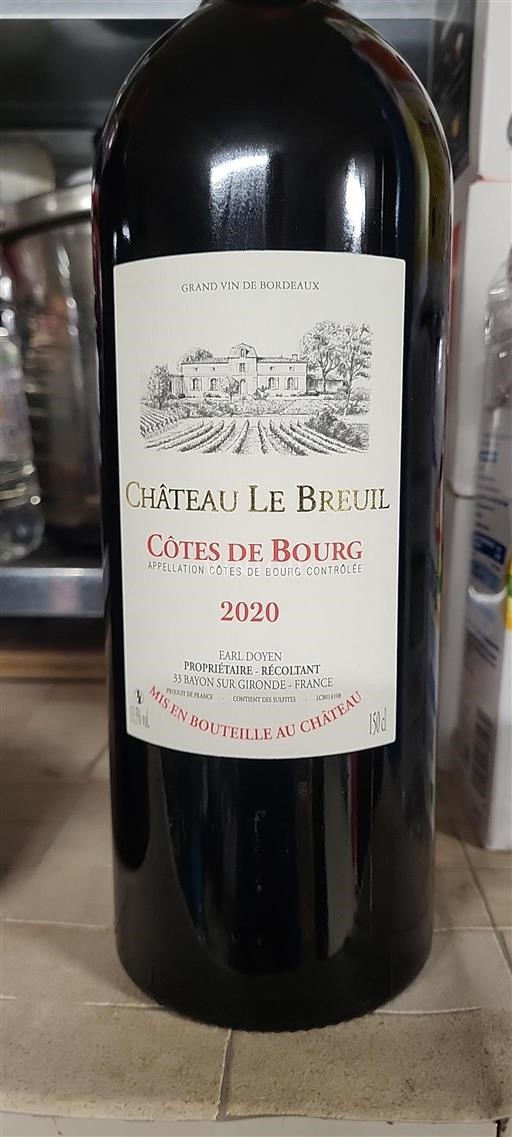 Burdeos Côtes-de-bourg Château Le Breuil 2020