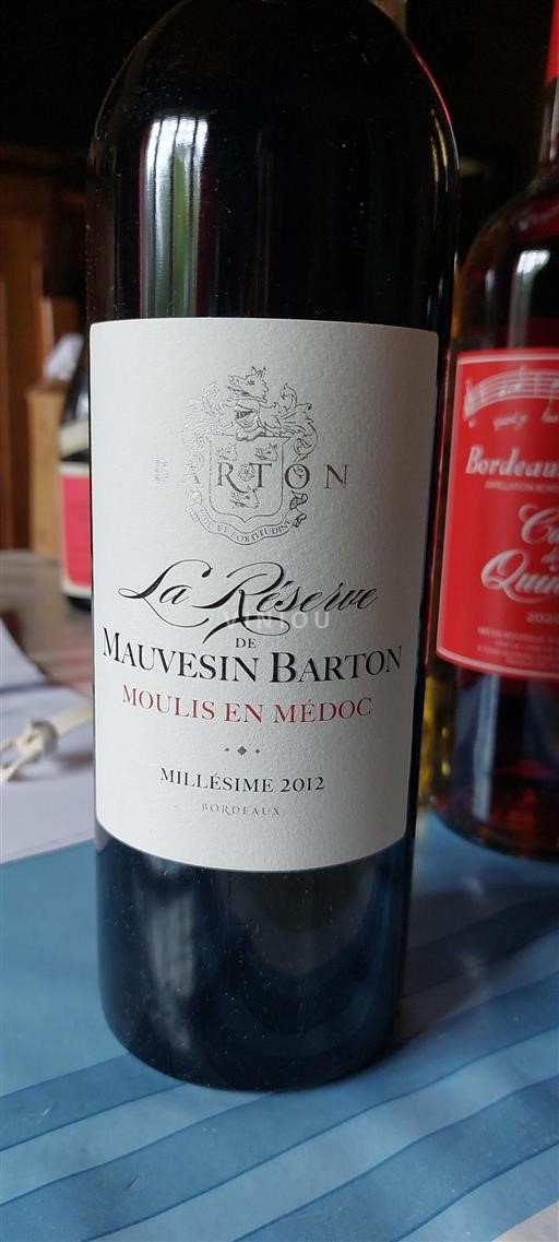Bordeaux Moulis-en-Médoc Mauvesin Barton La Réserve 2012
