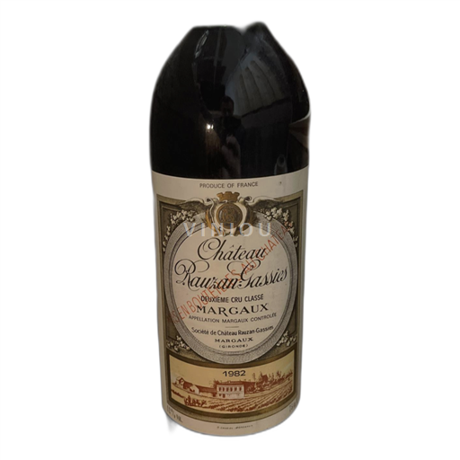 Bordeaux Margaux Château Rauzan-Gassies 1982
