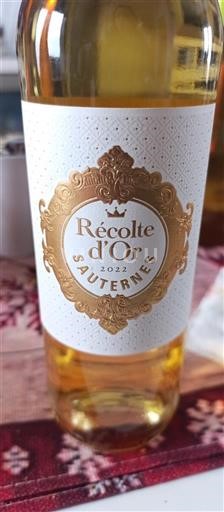Bordeaux Sauternes Récolte Or 2022