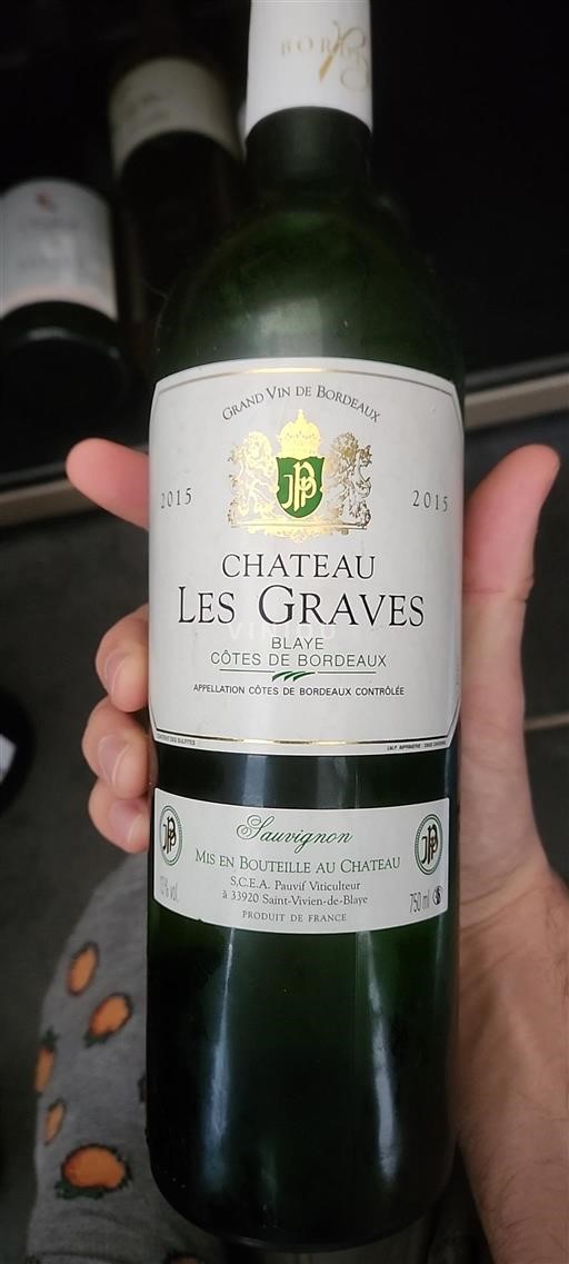 Bordeaux Blaye-Côtes-de-Bordeaux Château Les Graves Sauvignon 2015