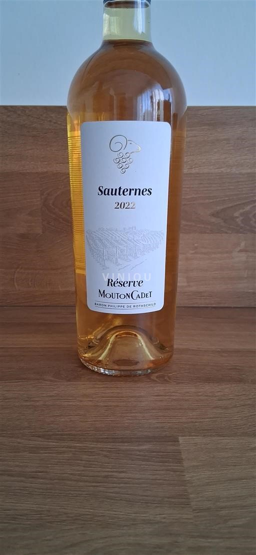 Bordeaux Sauternes Baron Philippe de Rothschild Réserve Mouton Cadet 2022