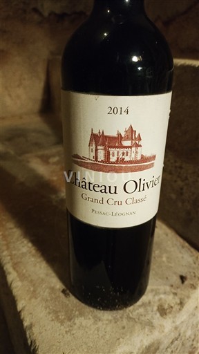 Bordeaux Pessac-Léognan Grand Cru Château Olivier 2014