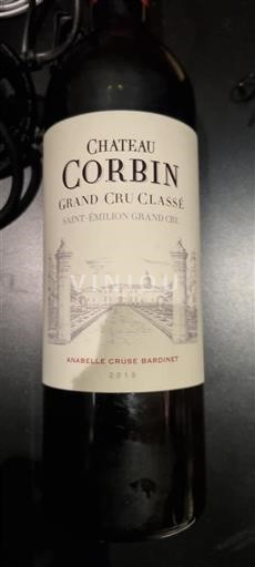 Burdeos Saint-Émilion Grand Cru Château Corbin 2019