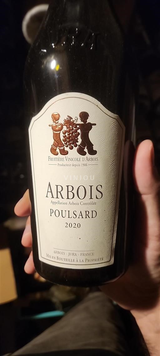 Jura Arbois Fruitière Vinicole Arbois Poulsard 2020