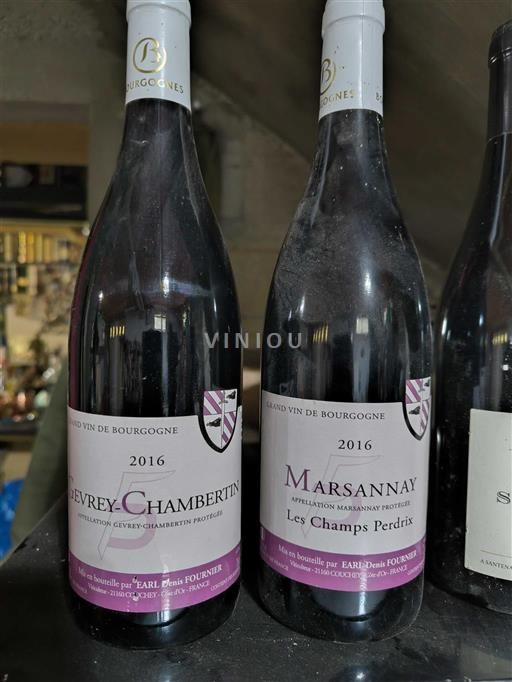 Bourgondië Marsannay EARL Denis Fournier Les Champs Perdrix 2016