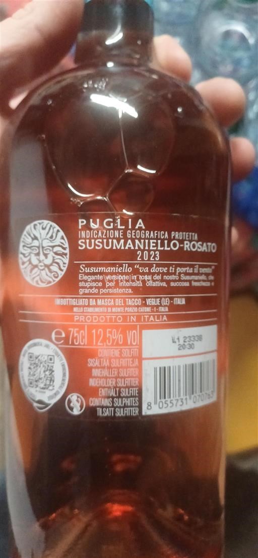 Puglia Niet gespecificeerd Masca del Tacco Susumaniello Rosato 2023