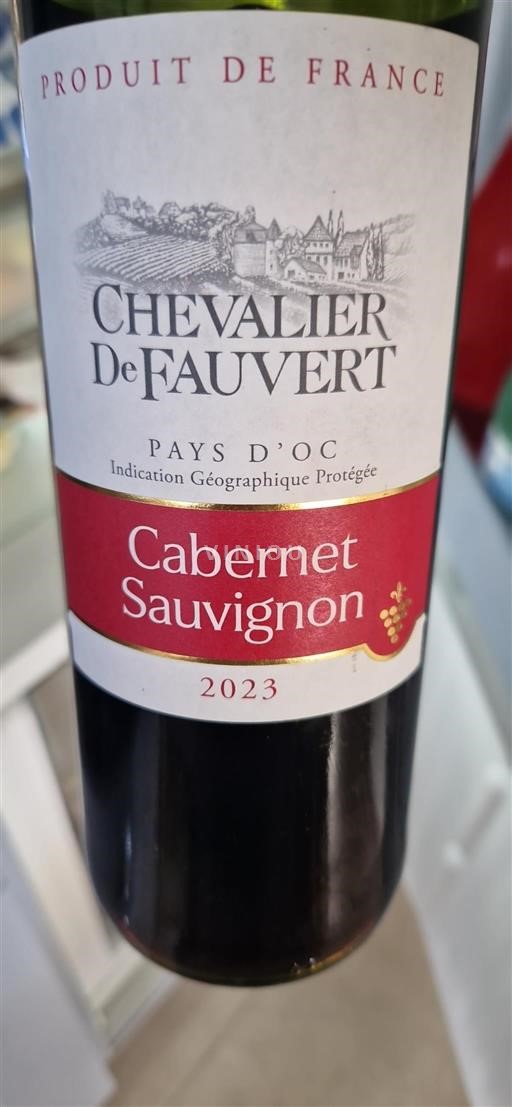 Languedoc-Roussillon Pays d'Oc Chevalier de Fauvert Cabernet Sauvignon 2023