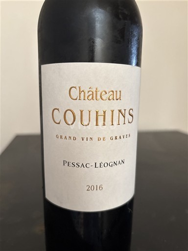 Bordeaux Pessac-Léognan Château Couhins 2016