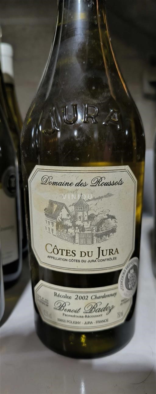 Jura Côtes-do-jura Domaine Des Roussots Chardonnay 2002